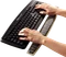 Fellowes Photo Gel Tastatur-Handgelenkauflage Zick-Zack, schwarz/weiß Vorschaubild