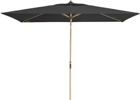 Doppler Alu Wood Ultra Sonnenschirm 300x200cm anthrazit