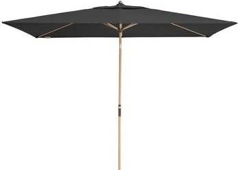 Doppler Alu Wood Ultra Sonnenschirm 300x200cm anthrazit