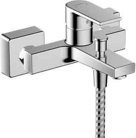 Hansgrohe Vernis Shape Einhebel-Wannenmischer Aufputz chrom