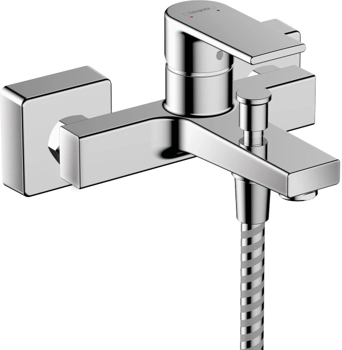 Hansgrohe Vernis Shape Einhebel-Wannenmischer Aufputz chrom