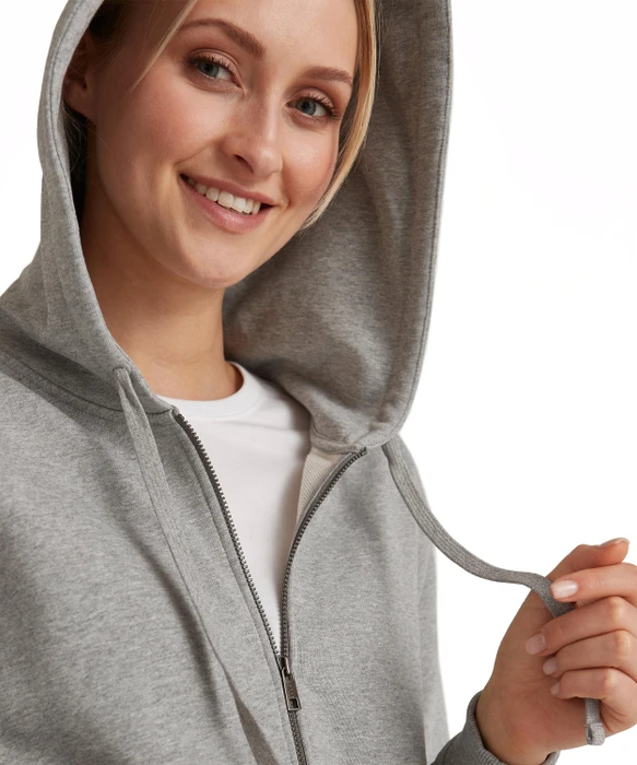 Falke Basic Apparel Cardigan Hoodie grey-heather (Damen)