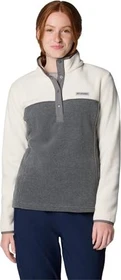 Columbia Benton Springs Half Snap Fleece Pullover city grey heather/chalk (Damen)