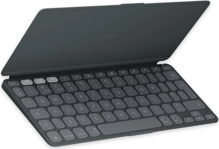 Logitech Keys-To-Go 2 für iPad, Grafit, Bluetooth, DE