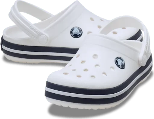 Crocs Crocband Clog white/navy (Junior)