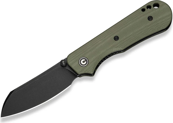 Civivi Crabby Messer od green g10/black stonewashed
