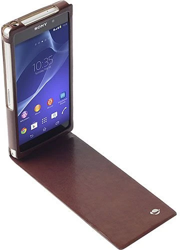 Krusell Kalmar WalletCase für Sony Xperia Z2 braun