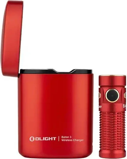 OLight Baton 3 Kit Taschenlampe rot