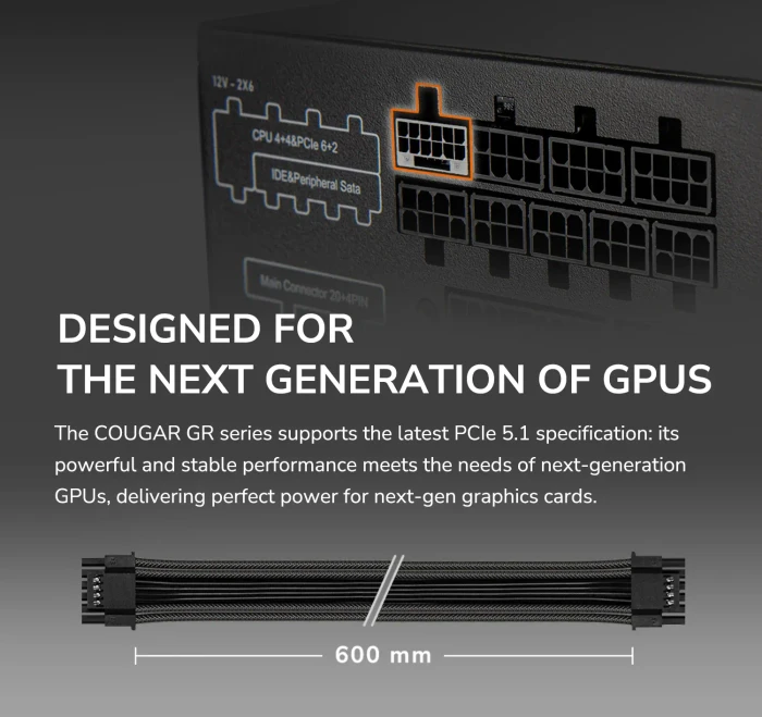Cougar GR 850 850W, ATX 3.1