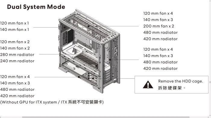 Lian Li V3000 Plus, weiß, Glasfenster