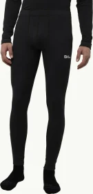 Jack Wolfskin Infinite Warm Hose lang schwarz (Herren)