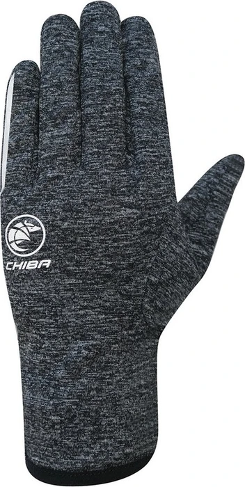 Chiba New York Marathon Laufhandschuhe grau