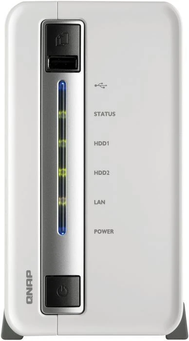 QNAP Turbo Station TS-212-E, 256MB RAM, 1x RJ-45 1000Base-T, 2x USB-A 3.0