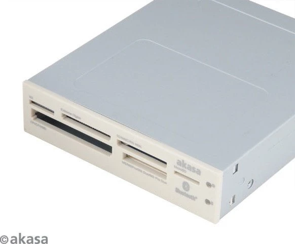 Akasa Internal Multi-Slot-Cardreader, Bluetooth, USB 2.0 9-Pin Stecksockel [Stecker]