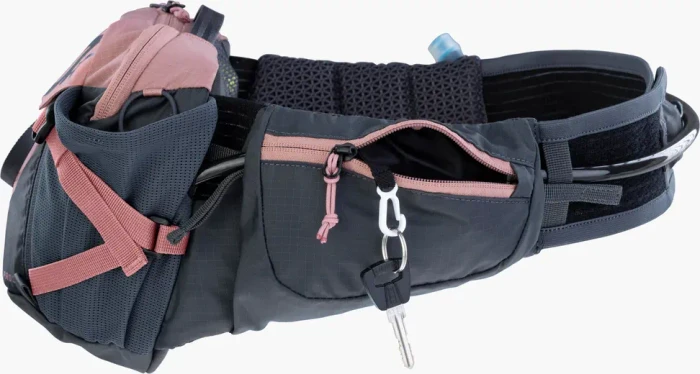 Evoc Hip Pack Pro 3 mit Trinksystem dusty pink/carbon grey