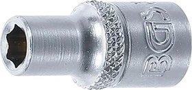 BGS technic Pro Torque Außensechskant Steckschlüssel 1/4", 5mm