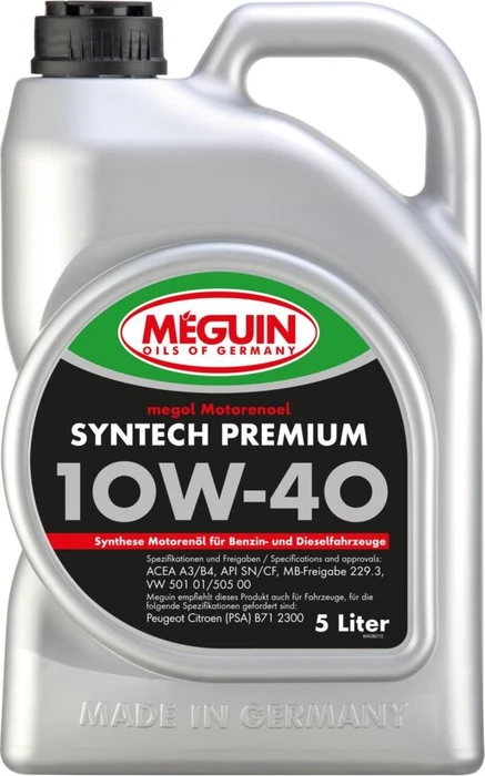 Meguin megol Syntech Premium SAE 10W-40 5l