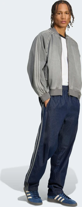 adidas SST Adicolor Loose Black Wash Jeansjacke grau (Herren)