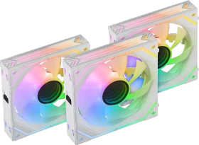 Mars Gaming MF-Linkfinity Kit, weiß, LED-Steuerung, 124mm, 3er-Pack