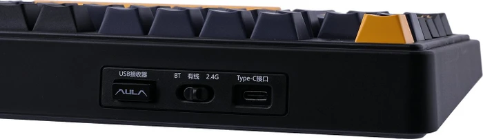 Epomaker x Aula F75, Black, LEDs RGB, hot-swap, LEOBOG Ice Vein, USB/Bluetooth, US
