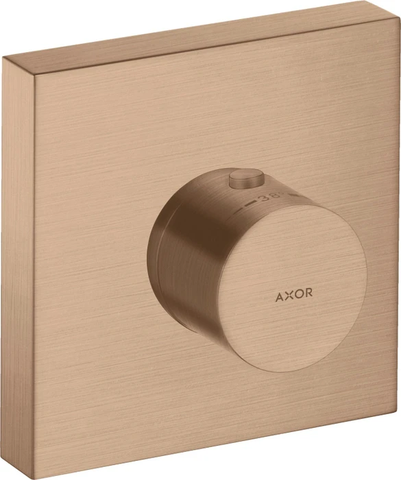 Hansgrohe Axor ShowerSolutions Thermostatmodul 120/120 brushed red gold