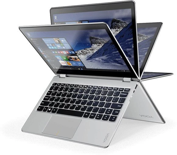Lenovo Yoga 710-11ISK, Platinum Silver, Core m3-6Y30, 4GB RAM, 256GB SSD, DE