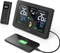 Hama Premium Funkwetterstation mit LED-Farbdisplay und USB-Ladefunktion, digital Vorschaubild