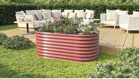 Vitavia Vita 630 Basic Hochbeet oval 162x82cm rubin
