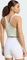 adidas All Me Medium-Support Bra Tanktop Sport-BH halo green (Damen) Vorschaubild