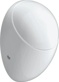 Laufen Ilbagnoalessi Absauge-Urinal, Wasserzulauf innen, Ausführung für Deckel, schwarz matt