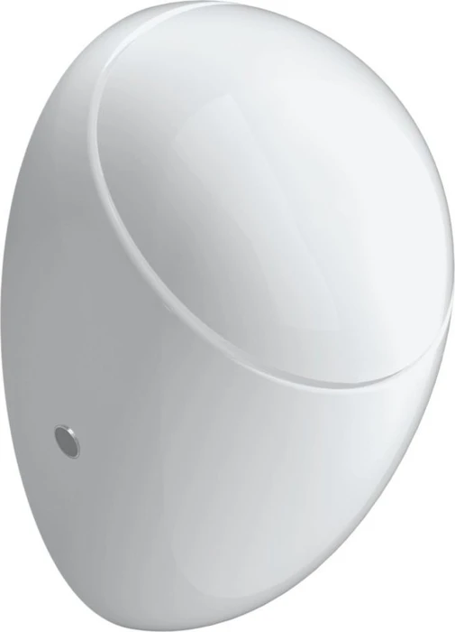 Laufen Ilbagnoalessi Absauge-Urinal, Wasserzulauf innen, Ausführung für Deckel, schwarz matt