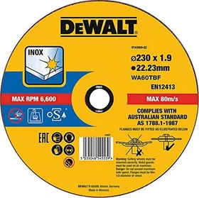 DeWalt DT43909 Extreme Long Life Trennscheibe, 230x1.9x22.23mm, 1 Stück