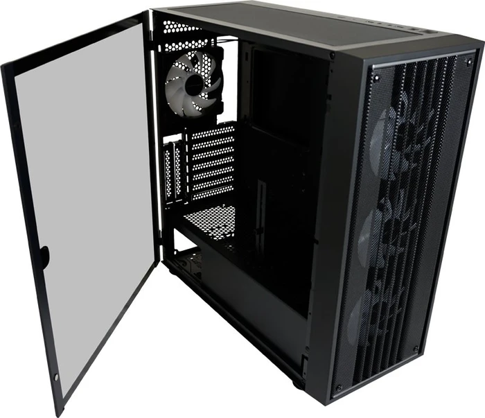 LC-Power Gaming 810B Dark_Crawler_X, schwarz, Glasfenster