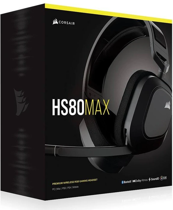 Corsair HS80 Max Wireless stahlgrau