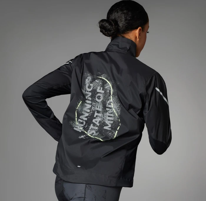 adidas Ultimate adidas Allover Print Jacke schwarz (Damen)