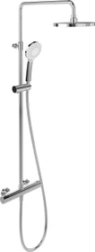 Villeroy & Boch Universal Showers Duschsystem mit drei Funktionen für Wandmontage chrom