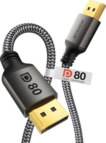 Stouchi DisplayPort 2.1 Kabel DP80 schwarz, 3m
