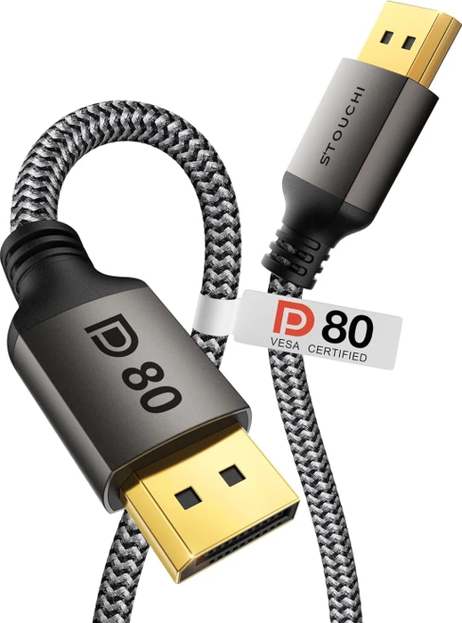 Stouchi DisplayPort 2.1 Kabel DP80 schwarz, 3m