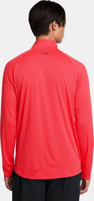 Under Armour Tech Textured Funktionsshirt langarm racer red/cardinal (Herren)