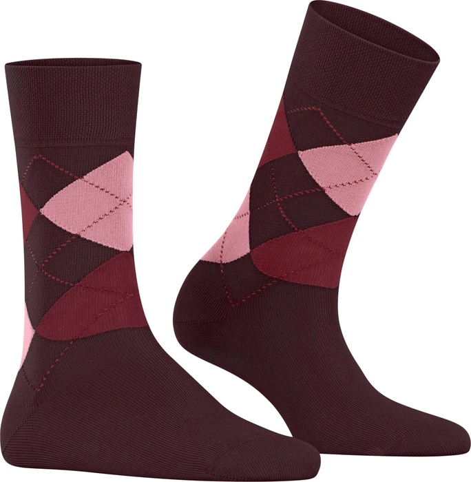 Falke Sensitive Argyle Socken bordeaux (Damen)