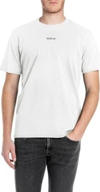 Replay Jersey Rundhals T-Shirt kurzarm natural white (Herren)
