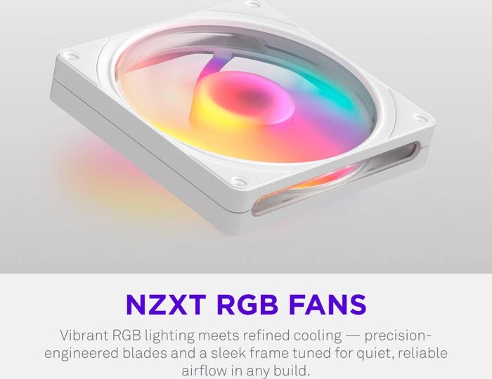 NZXT F140 RGB, weiß, 140mm