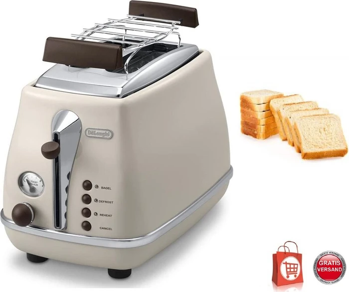 DeLonghi CTOV 2103.BG Vintage Icona Toaster