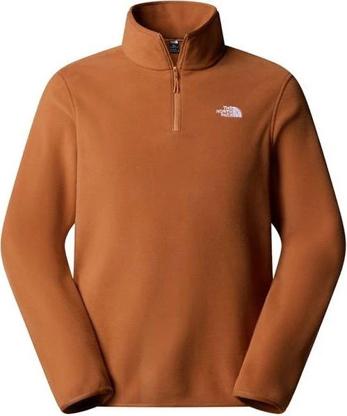 The North Face Glacier 1/4 Zip Fleece Pullover burnt umber (Herren)