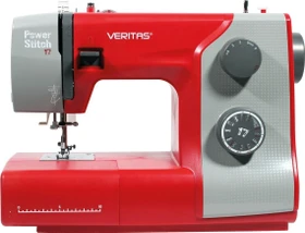 Veritas Power Stitch 17 Nähmaschine rot/grau