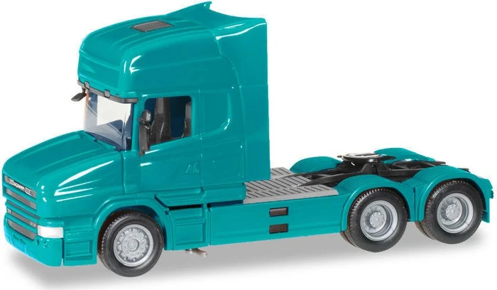 Herpa Scania Hauber Topline Zugmaschine türkisblau