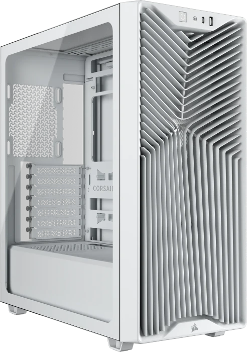 Corsair 3200D RS, weiß, Glasfenster