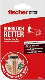 fischer Bohrlochretter Reparaturvlies, 10 Stück