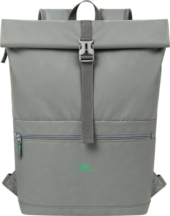 RivaCase Gremio 5567 Eco 15L Rolltop Rucksack, grau