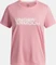 Under Armour Tech Twist Wordmark Logo Funktionsshirt kurzarm bittersweet pink/white (Junior) Vorschaubild